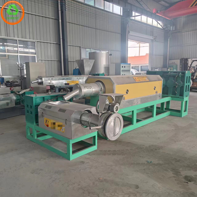 quality Drei-Schrauben-Design Abfall PP PE HDPE LDPE Film Kunststoff Pellets Recycling Herstellung Maschine factory